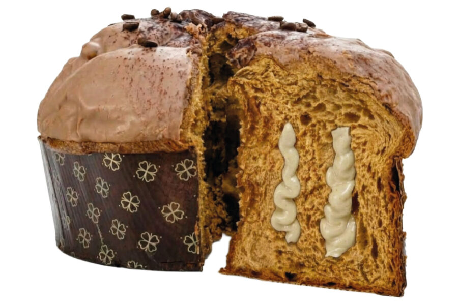 Panettone caffè e cioccolato al caramello